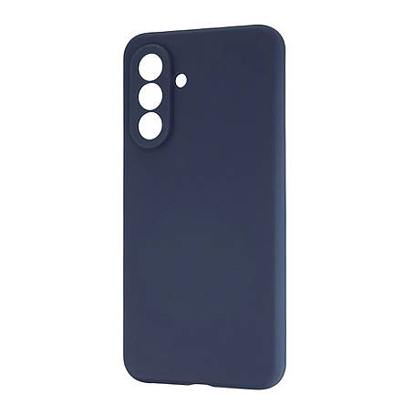 Чохол Silicone Case Samsung A56 (A566) Midnight Blue, фото 1