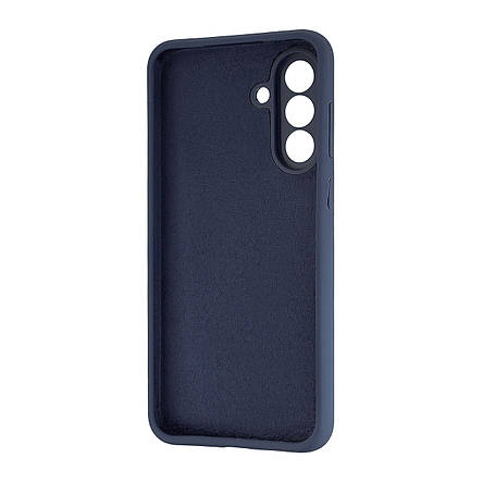 Чохол Silicone Case Samsung A56 (A566) Midnight Blue, фото 2
