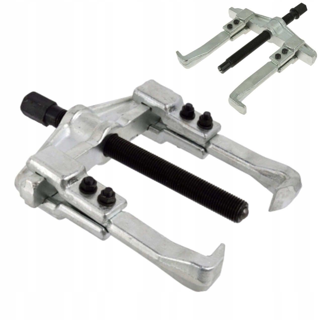 Знімач підшипників  2 лапий рейковий 150мм Geko G02201  Польща, фото 1