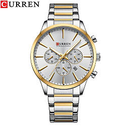 Curren 8435 Silver-Gold-Silver