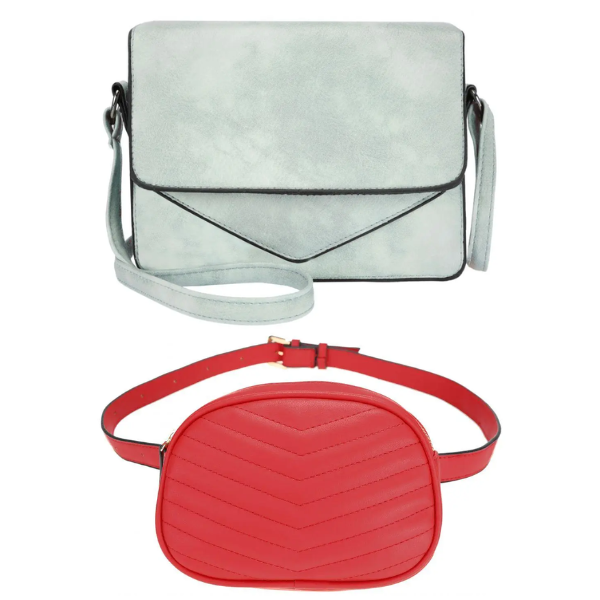 Оригінальна жіноча сумочка крос-боді пр. Польща + подарунок поясна сумка червона, фото 1