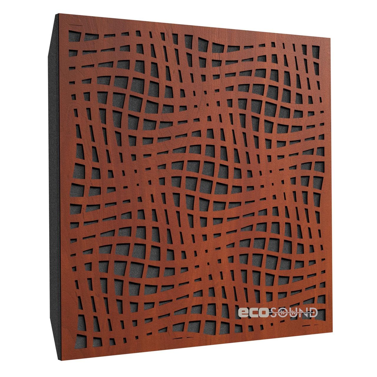 Акустична панель Ecosound Illusion Apple-Locarno 50 х 50 см 53 мм коричневий