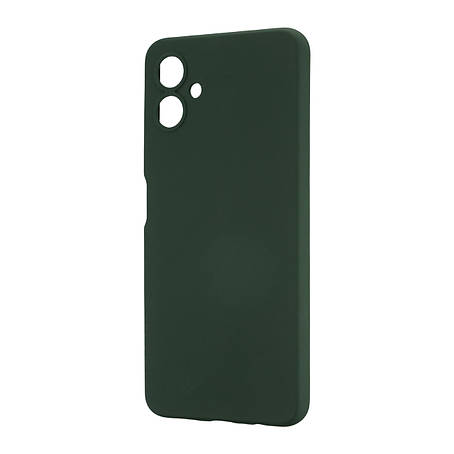 Чохол Silicone Case Samsung A06 (A065) Dark Green, фото 1