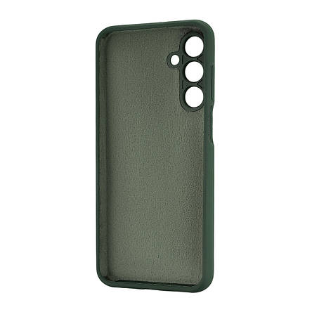 Чохол Silicone Case Samsung A16 4G (A165)/A16 5G (A166) Dark Green, фото 2