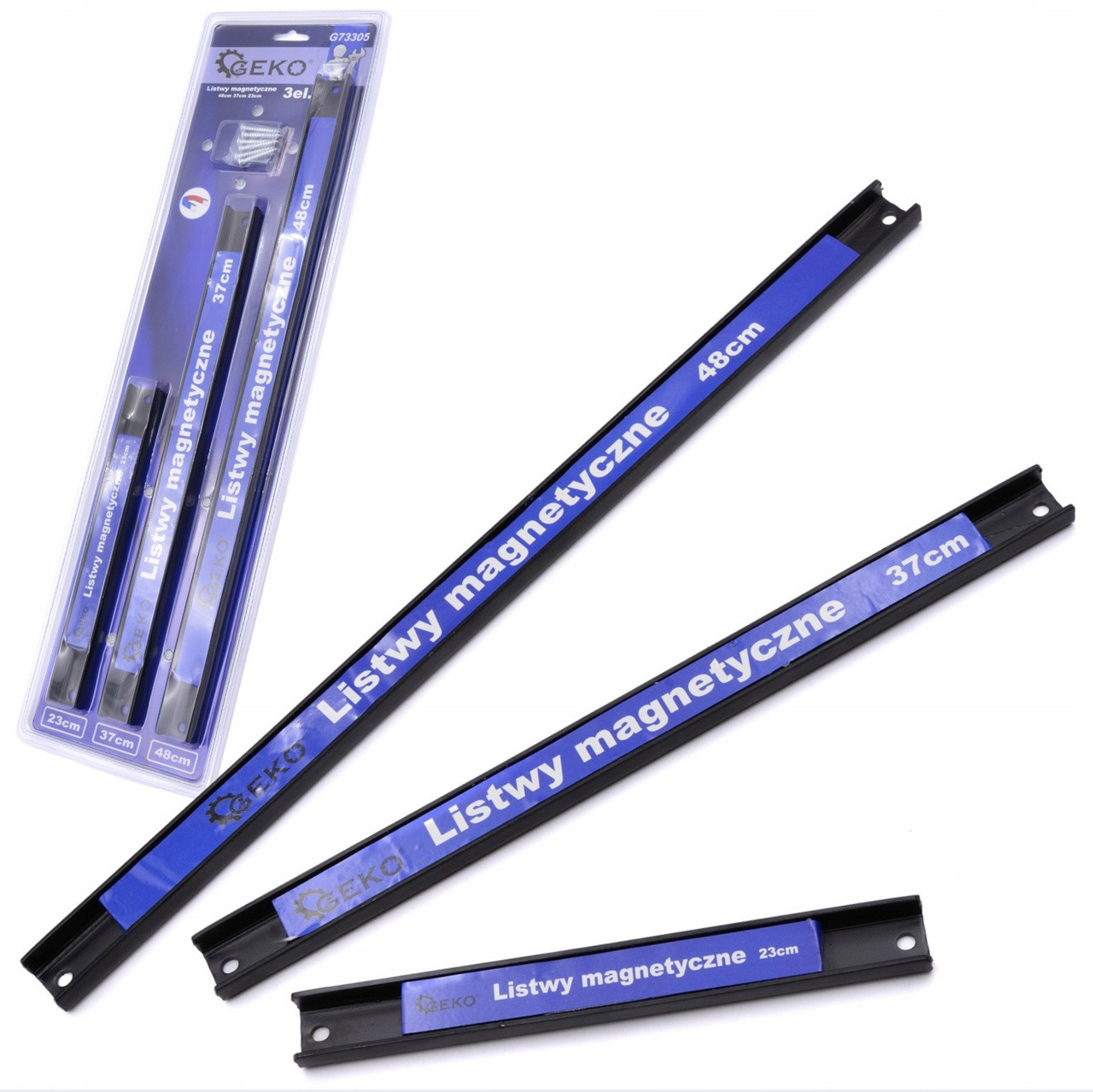 Набір магнітних рейок для інструментів Geko G73305 Польща, фото 1