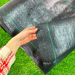 Агротканина чорна 100 г/м² 3.20 х 50 м AGREEN Для мульчування грядок, захист від бур'янів