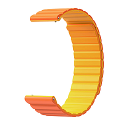 Магнітний ремінець KOSPET 22 мм. Orange-Yellow
