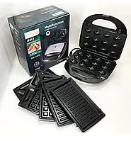 Сендвічниця 4 в 1 Rainberg RB-5408 2200W бутербродниця сендвічниця вафельниця горішниця