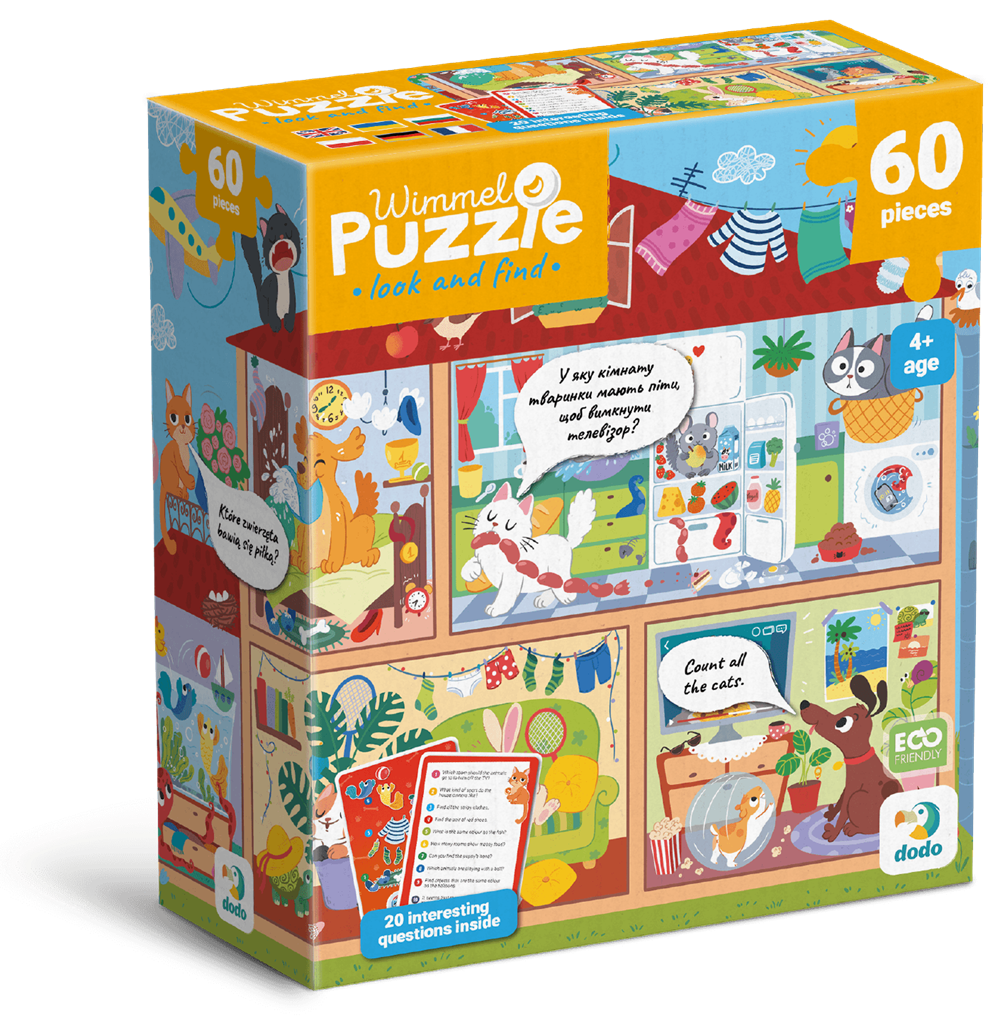 Пазл Dodo Улюбленці вдома, 60 елементів (300661), фото 1