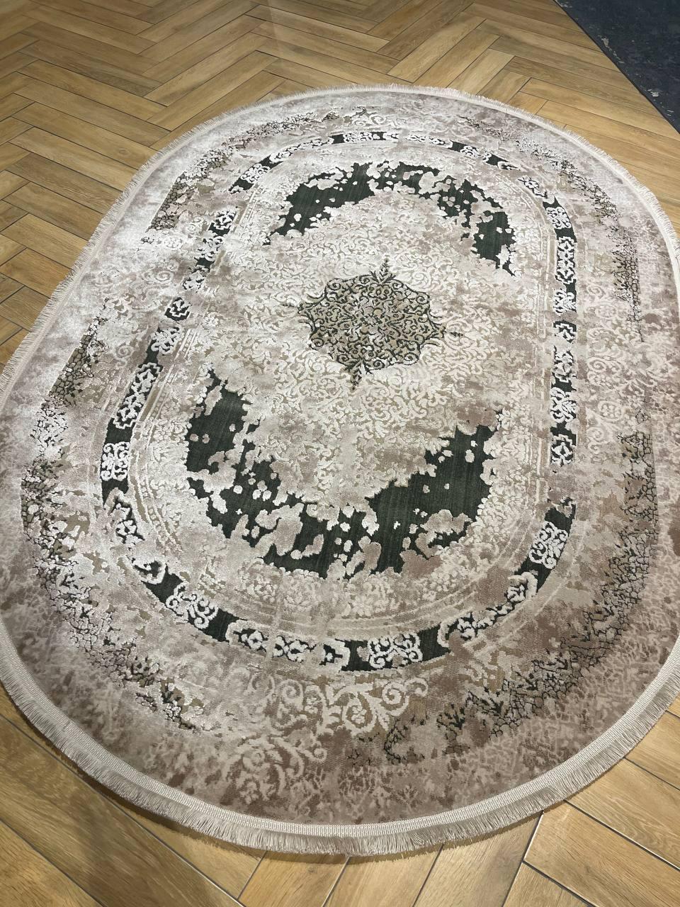 Стильний килим у стилі сучасної класики Asper 5725 green, фото 1