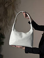 Бежева трендова жіноча шкіряна сумка для повсякденного використання, дамська сумка з натуральної шкіри