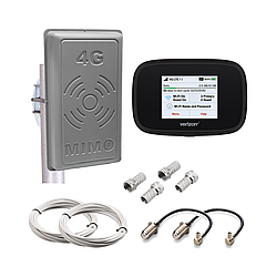 Антенний комплект 4g wifi роутер Novatel Wireless 7730L+ антена мимо планшетна 17дб кабель та 2 перехідники
