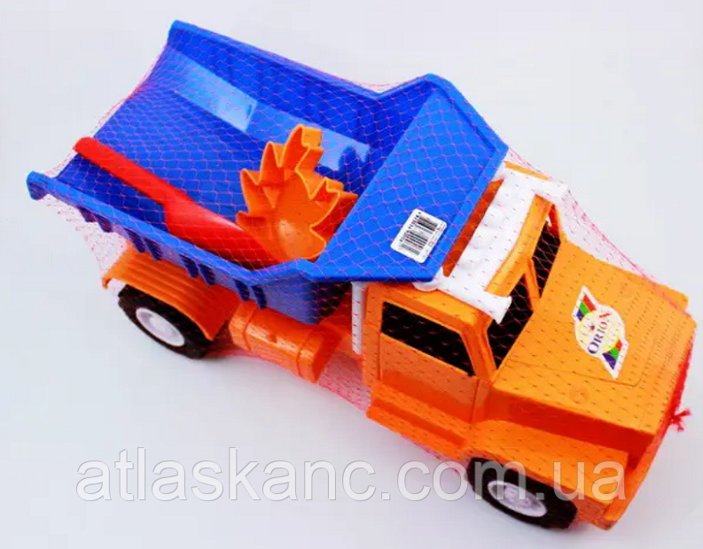 Іграшка Машинка Муссон із лопаткою і пасочкою пластик Оріон 061, фото 1