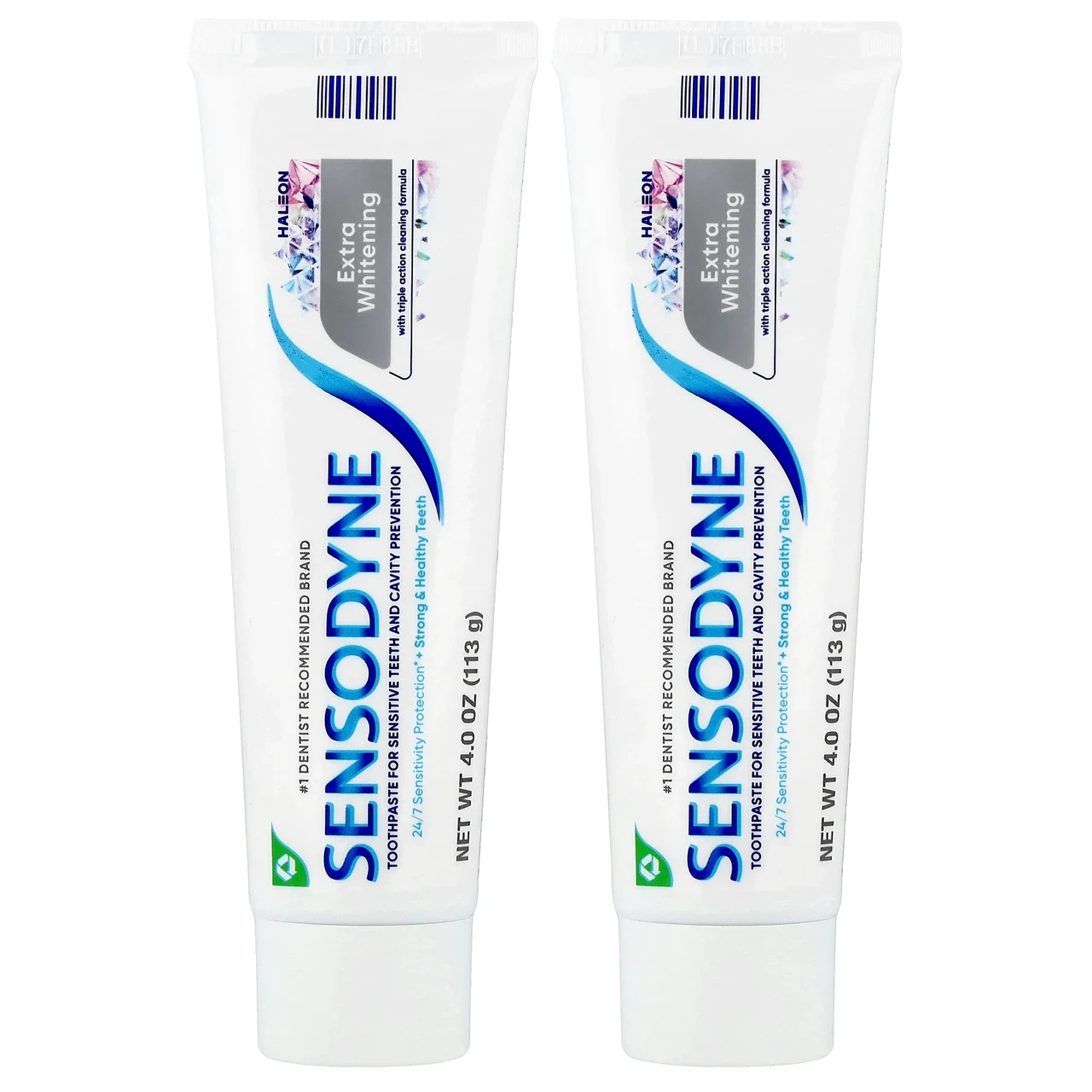 Sensodyne, яка відбежує зубна паста з фтором, подвійна упаковка, 2 тюбика по 113 р (4 унції) SSD-08414, Київ