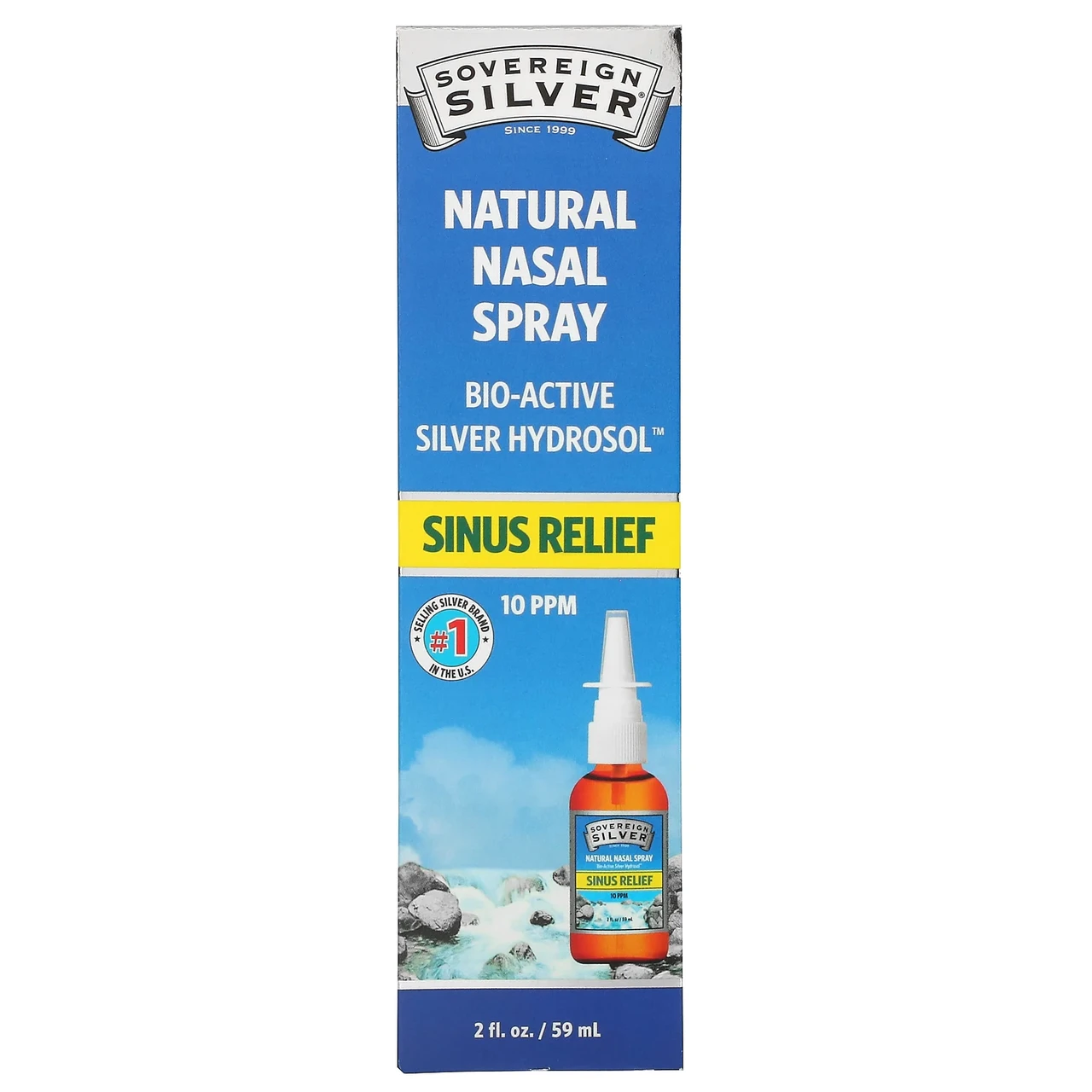 Sovereign Silver, Bio-Active Silver Hydrosol, підтримка імунітету, вертикальний спрей, 10 ч/млн, 59 мл (2, Київ