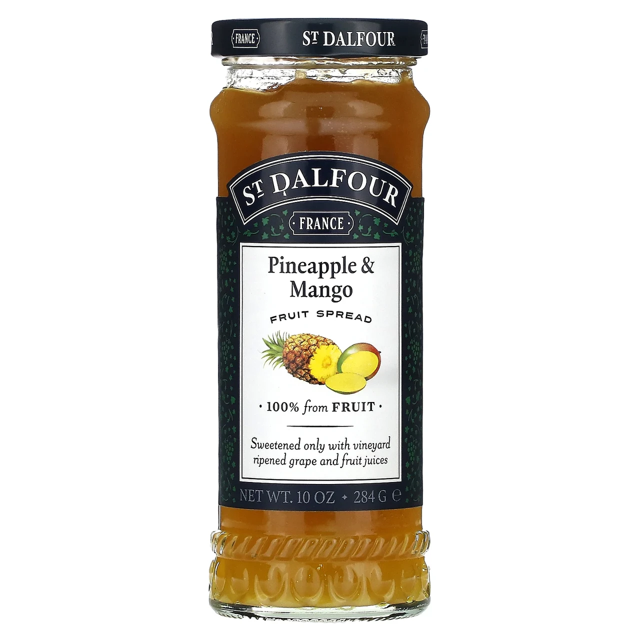St. Dalfour, Deluxe, джем з ананасу і манго, 284 г (10 унций) STD-95834, Київ