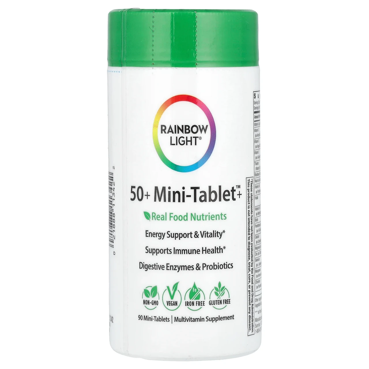 Rainbow Light, 50+ Mini Tablet, мультивітаміни на основі харчових продуктів, 90 міні-таблеток, Київ