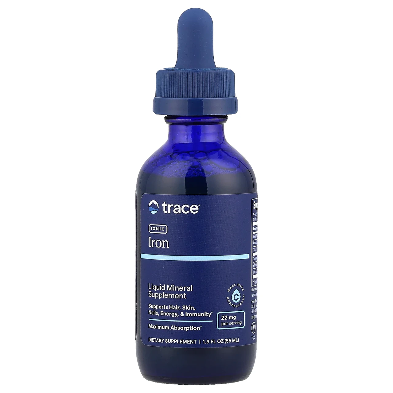 Trace Minerals ®, іонізоване залізо, 22 мг, 56 мл (1,9 Рідний. унції) TMR-00016, Київ