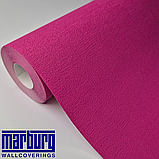 Шпалери вінілові 10 × 0.53 м 57205, яскраво-рожеві однотонні для спальні, кухні, вітальні, коридору, фото 2