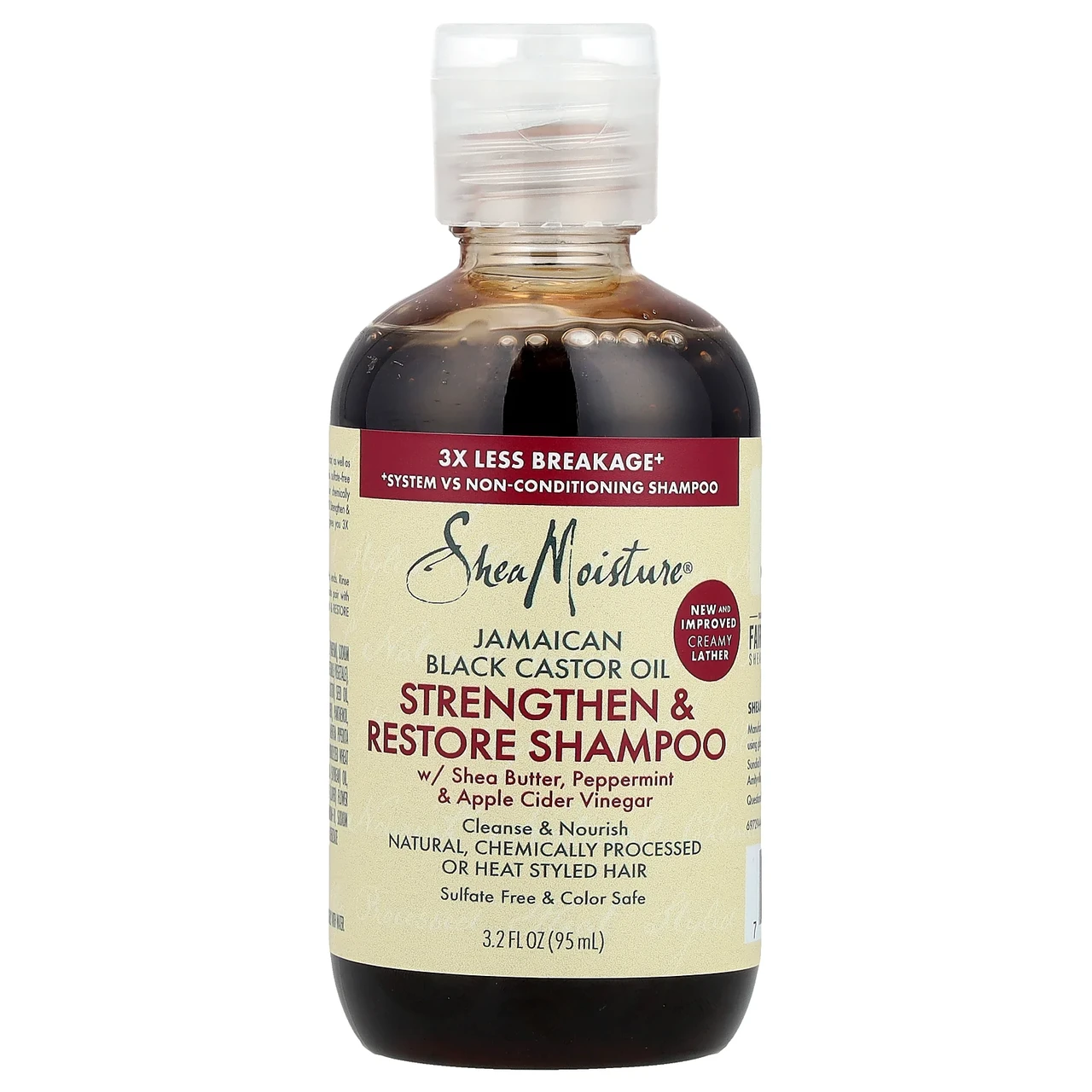 SheaMoisture, Jamaican Black Castor Oil, Strengthen & Restore Shampoo, 3.2 fl oz (94 ml), Київ