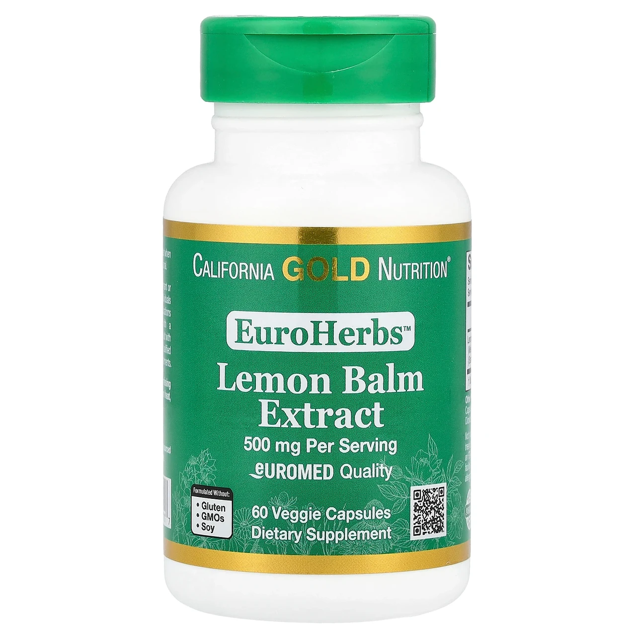 California Gold Nutriion, екстракт меріси, європейська якість, 500 мг, 60 Кам’яні капсули рослин, Київ, фото 1