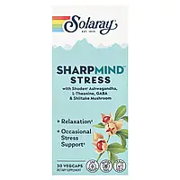 Solaray, SharpMind Stress` 30 рослинних капсул Дніпр