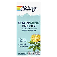 Solaray, SharpMind, Energy, 30 рослинних капсул Дніпр