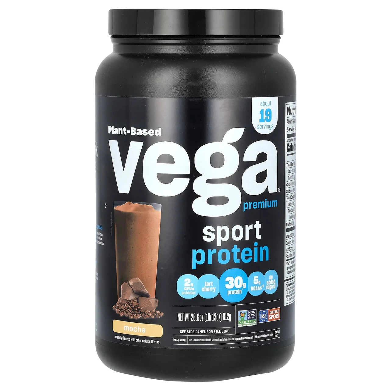 Vega, Sport Performance, протеїновий порошок, смак мокко, 812 р (28,6 унції), Київ