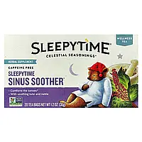 Celestial Seasonings, Wellness Tea, Sleepytime, засіб для полегшення носових пазух, без кофеїну, 20 чайних