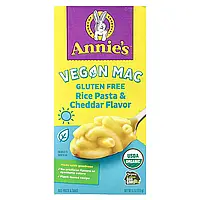Annie's Homegrown, Vegan Mac, рисова паста та чедер, без глютену, 170 г (6 унцій) Дніпро