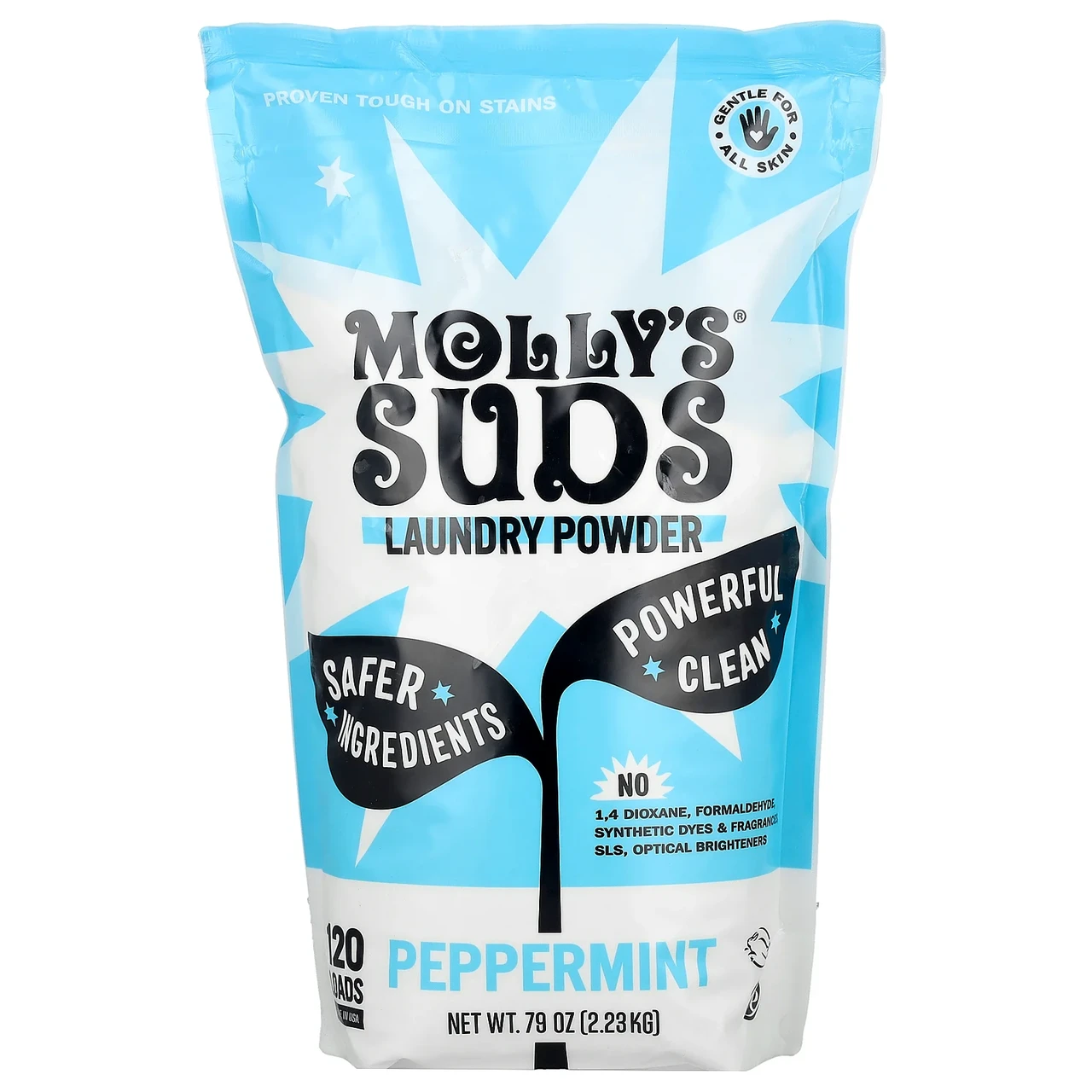 Molly's Suds, ультраконцентрований пральний порошок, з запахом перейної м'яти, 2,275 кг (80,25 унції), Київ, фото 1