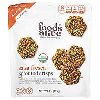 Foods Alive, хрусткі чипси, сальса фреска, 113 г (4 унції)