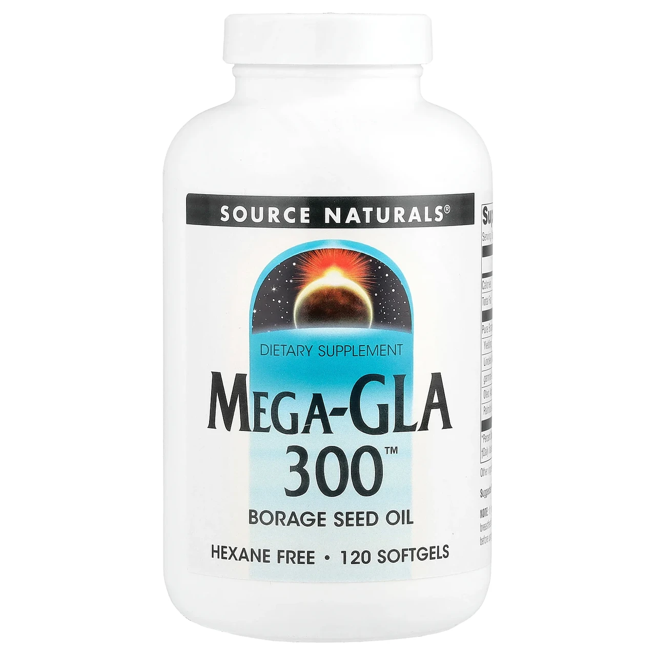 Source Naturals, Mega-GLA 300, 120 м’яких таблеток, Київ, фото 1