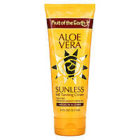 Fruit of the Earth, крем для засмаги від середнього до темного, з алое вера, 237 мл (8 рідк. унцій)