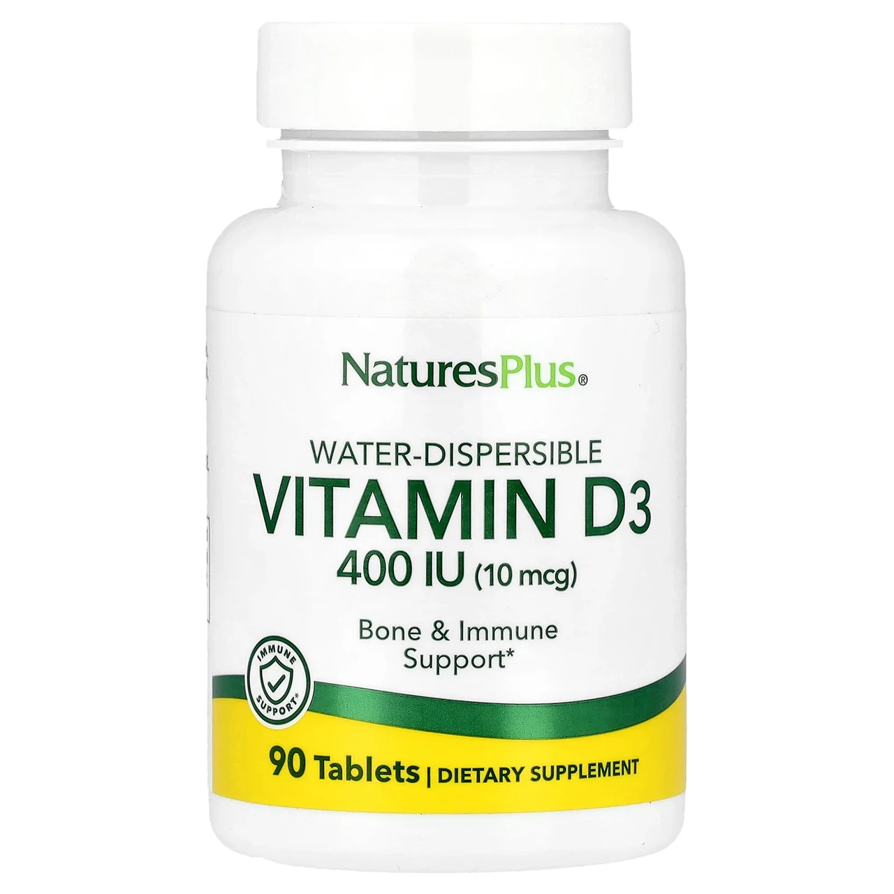 Nature's Plus, вітамін D3, 400 МО, 90 таблеток, Київ