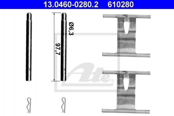 К/т монтажний колодок ATE 13046002802 Volkswagen Touareg; Porsche Cayenne 7L0698269