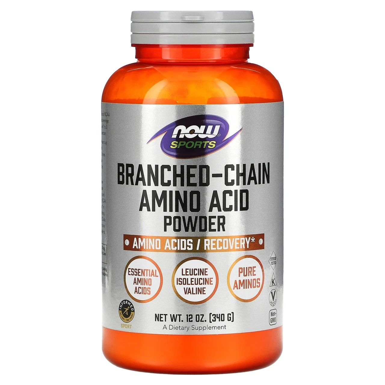 Now Foods, Sports, амінокислотний порошок з розгалуженою ланцюгом, 12 унцій (340 г), Київ