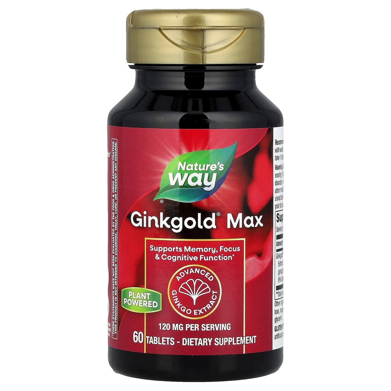 Nature's Way, Ginkgold Max, 120 мг, 60 таблеток NWY-15251, Київ