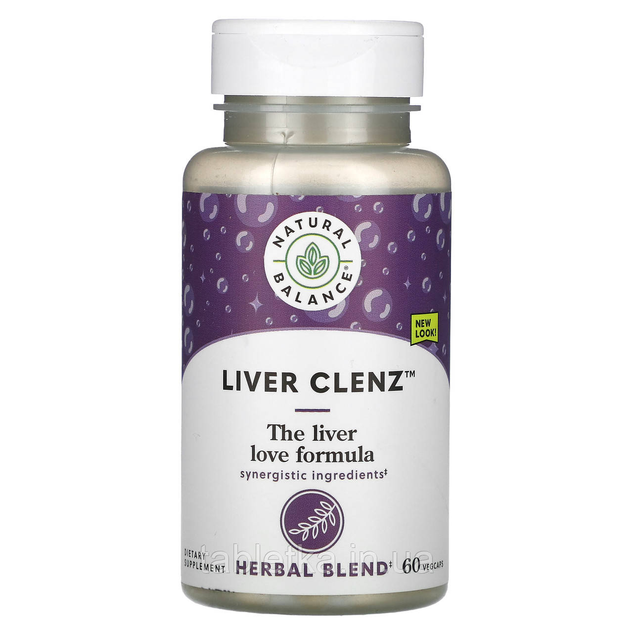 Natural Balance, Liver Clenz, 60 рослинних капсул Дніпро