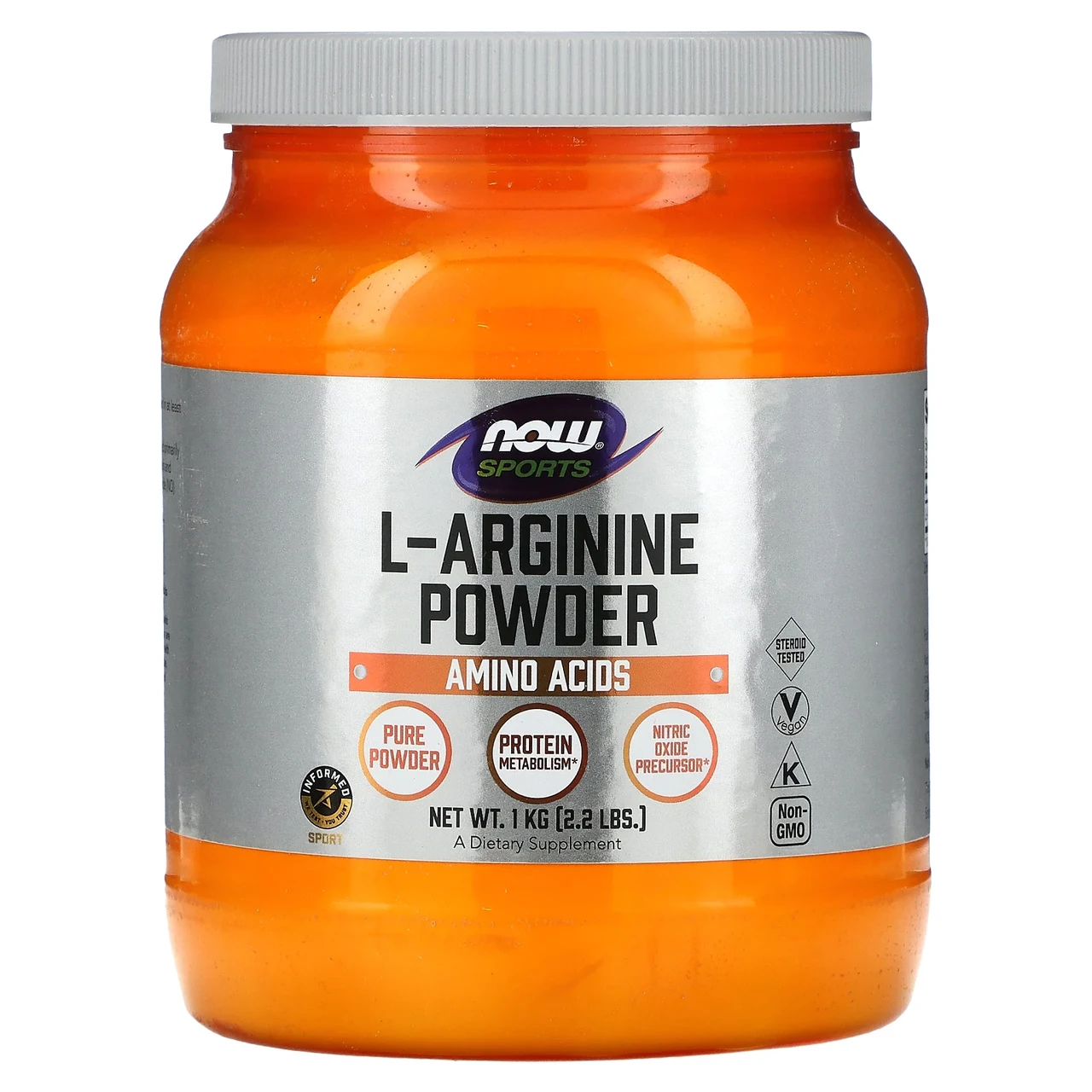 Now Foods, Для спортсменів, порошок L-аргініну, 1 кг (2,2 фунта), Київ