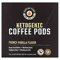 RAPIDFIRE, Ketogenic Coffee Pods, французька ваніль, середньої обсмажування, 16 капсул, 240 г (8,48 унції)