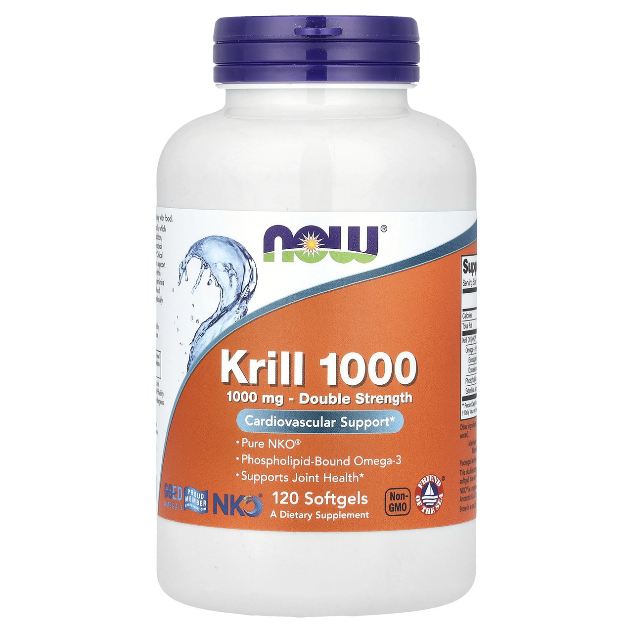 NOW Foods, олія морського криля «Нептун 1000», 1000 мг, 120 м'яких таблеток NOW-01629, Київ