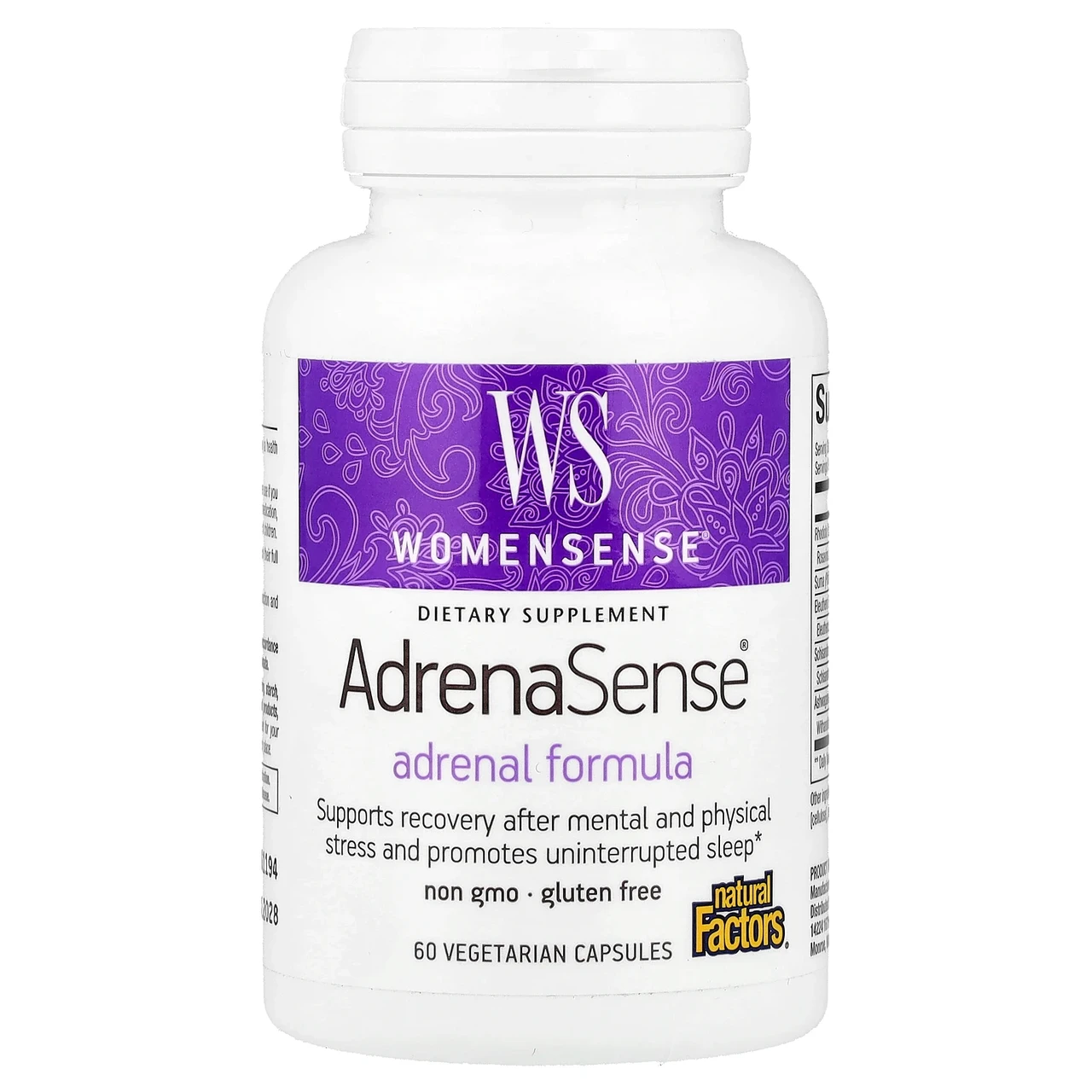 Natural Factors, Womensense, AdrenaSense, 60 Capsules Vegetarian, Київ
