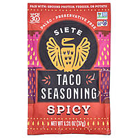 Siete, приправа тако, пряна, 37 г (1,31 унції)