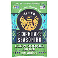 Siete, приправа карнітас, спеції для повільного приготування, 36,7 г (1,29 унції)