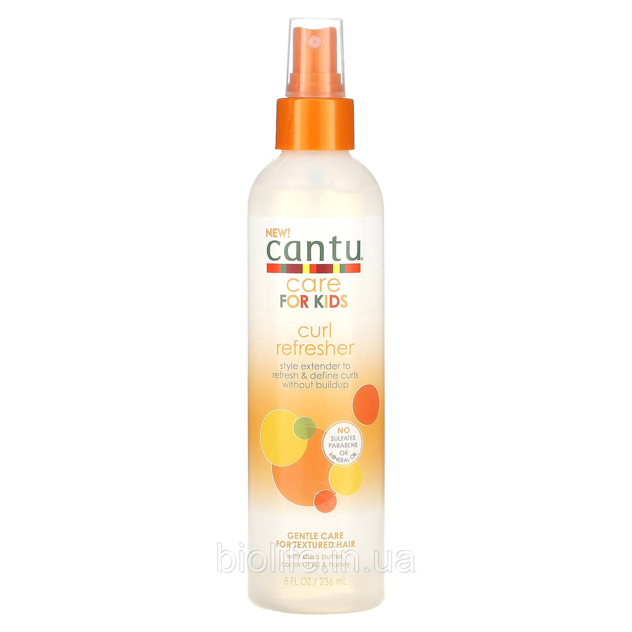 Cantu, Care For Kids, Curl Refresher, 236 мл (8 рідк. Унций) оригінал, фото 1