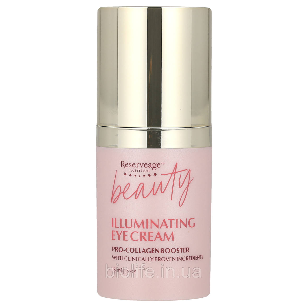 ReserveAge Nutrition, Beauty Illuminating Eye Cream, 15 мл (0,5 унції) оригінал, фото 1