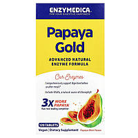Enzymedica, Papaya Gold, папая та м'ята, 120 таблеток