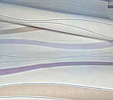 Шпалери вінілові 10.5 × 0.53 м Marburg 53919, хвилі, бежево-фіолетові для вітальні, спальні, коридору, фото 5