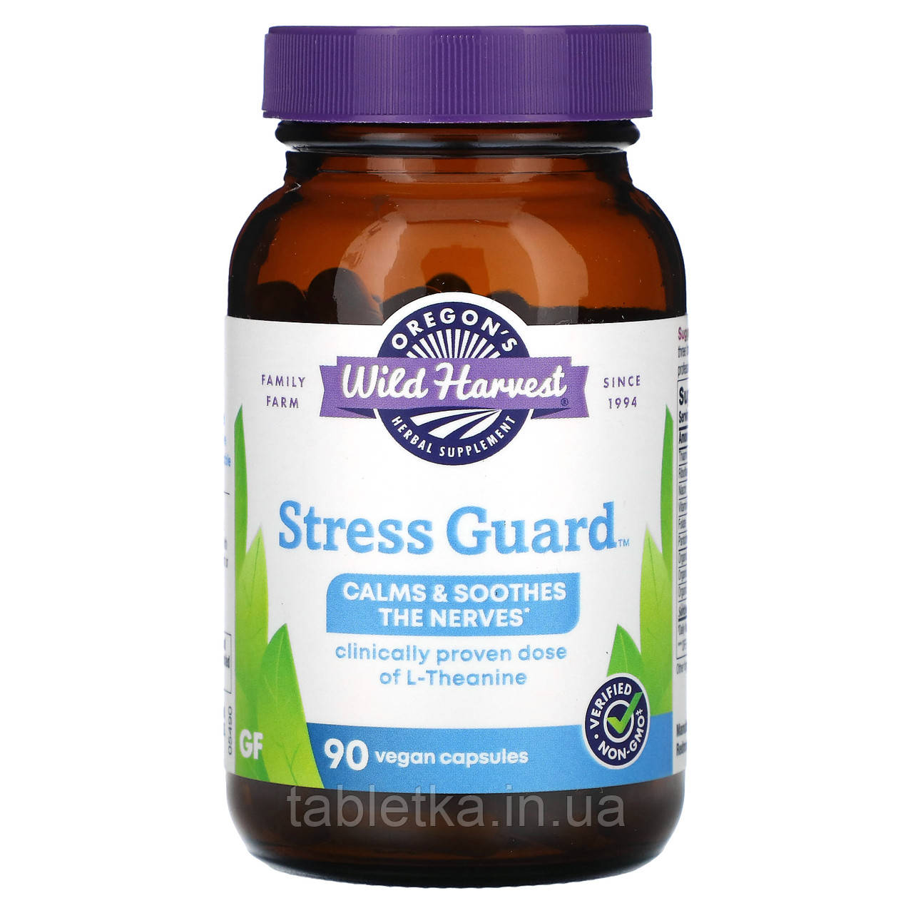Oregons Wild Harvest, Stress Guard, 90 Vegan Capsules Днепр Дніпро